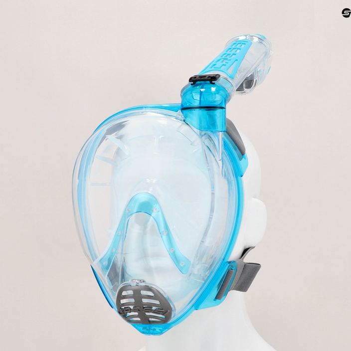 Celoobličejová maska Cressi Duke Dry pro šnorchlování Tyrkysová XDT000025 4