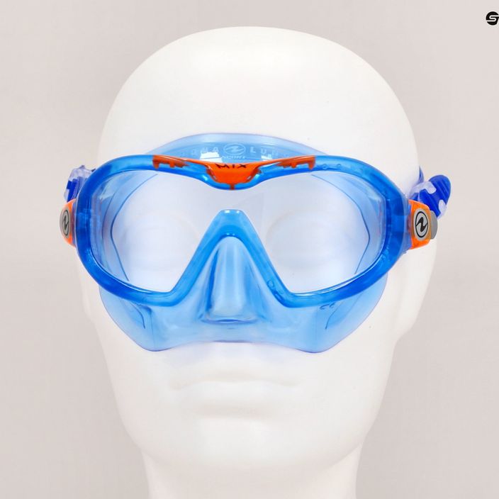 Dětská potápěčská maska Aqualung Mix modrá/oranžová MS5564008S 7