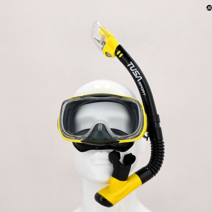 Potápěčská sada TUSA maska + šnorchl žlutá UC-3325P 2
