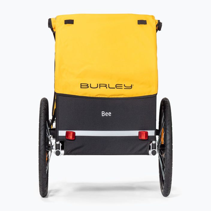 Burley Bee Jednoduchý přívěs na kolo černo-žlutý 946211 2
