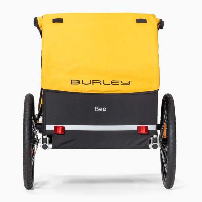 Burley Bee Dvojitý přívěs na jízdní kolo černo-žlutý 946212 2