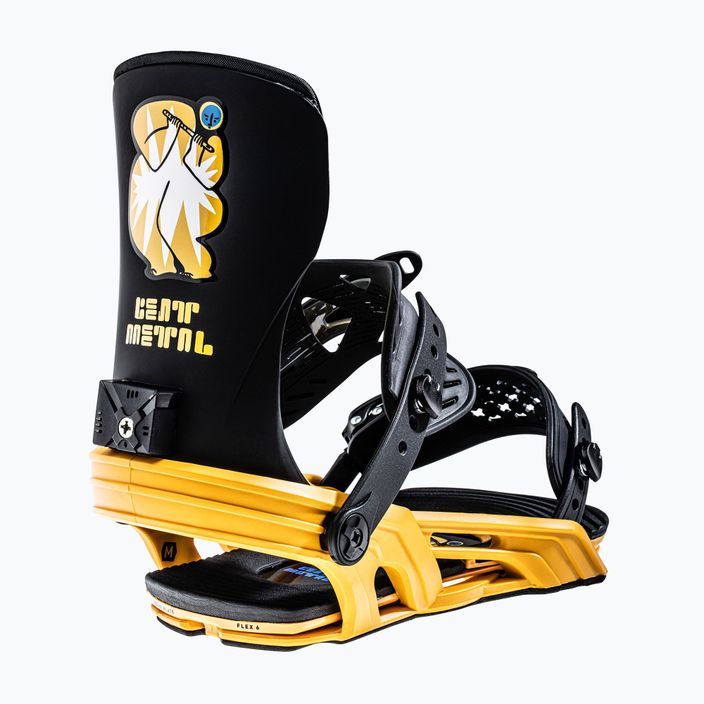 Snowboardové vázání Bent Metal Axtion black yellow 21BN002-BLYEL 2