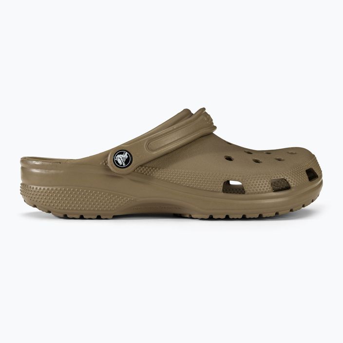 Nazouváky  Crocs Classic khaki 3