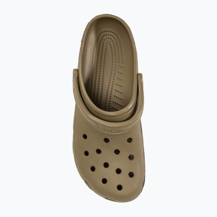 Nazouváky  Crocs Classic khaki 6