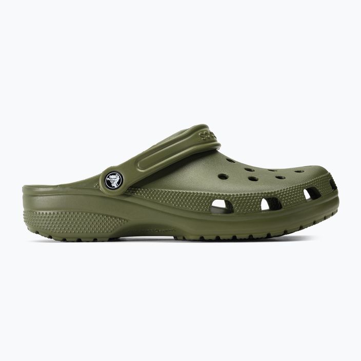 Nazouváky  Crocs Classic army green 3