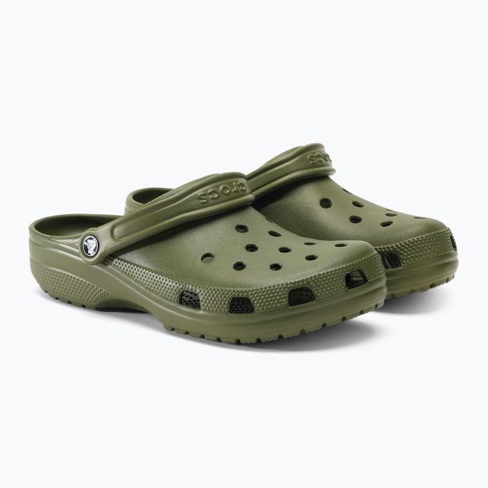 Pánské žabky Crocs Classic army green 5