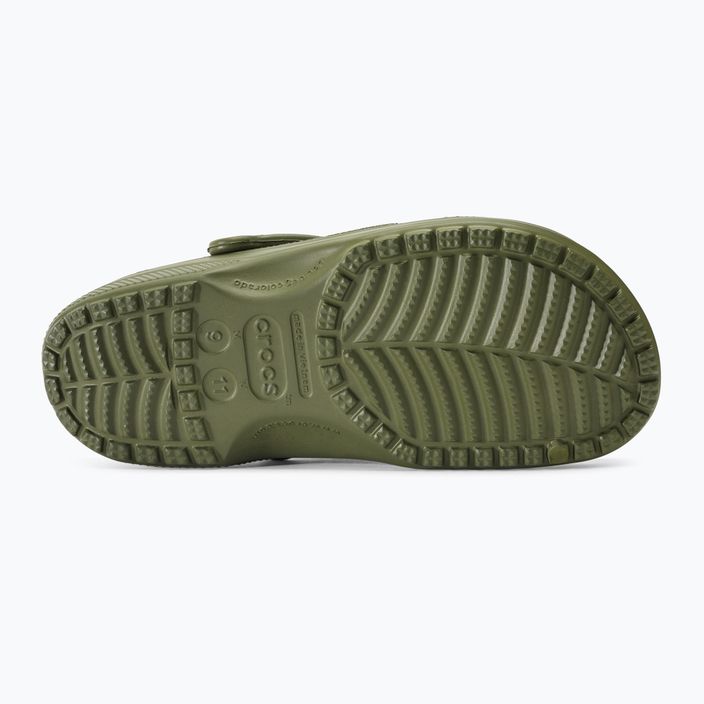 Nazouváky  Crocs Classic army green 6