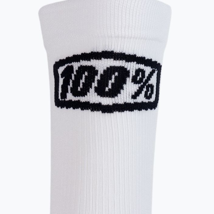 Cyklistické ponožky 100% Terrain Performance bílé STO-24003-000-17 3