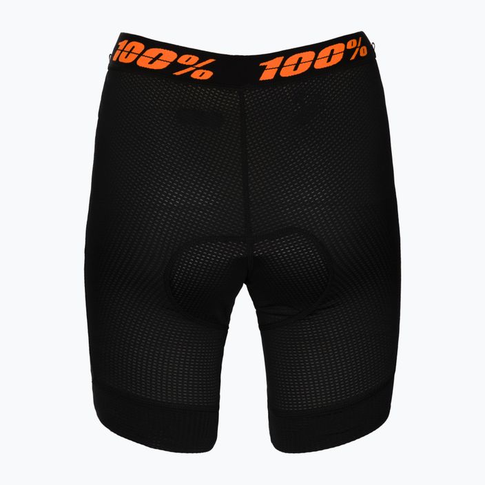 Dámské cyklistické boxerky s vycpávkami 100% Crux Liner černé STO-49902-001-10 2