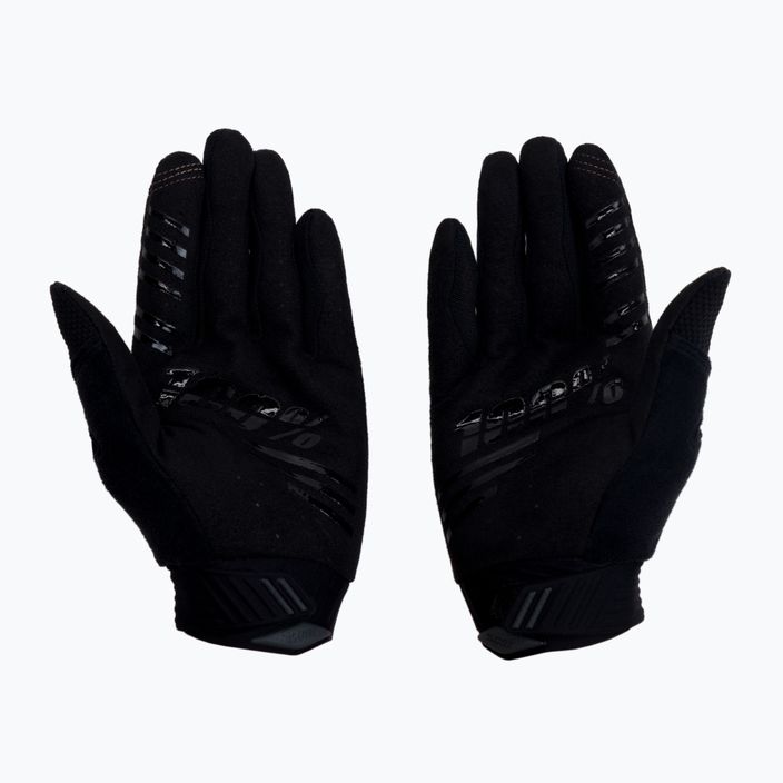 Cyklistické rukavice 100% R-Core černé STO-10017-001-10 2