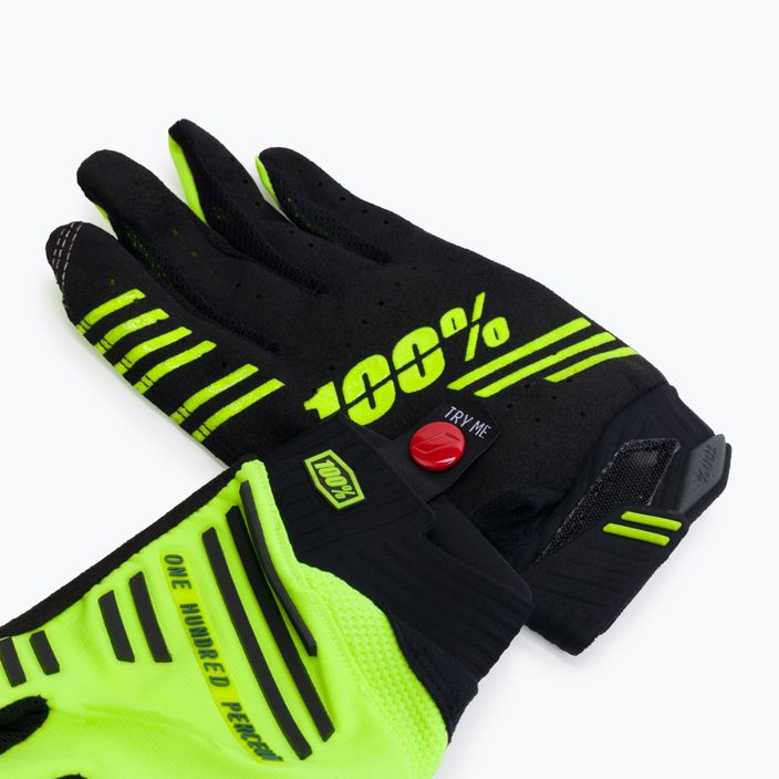 Cyklistické rukavice 100% R-Core žluté STO-10017-004-10 4