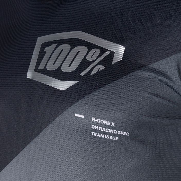 Pánský cyklistický dres 100% R-Core X LS black-grey STO-40000-00000 4