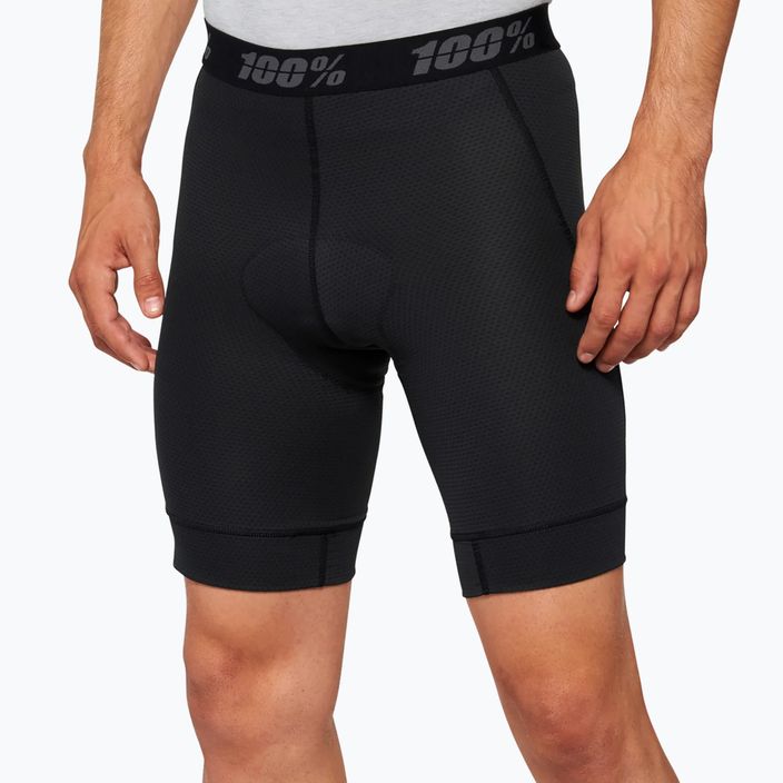 Pánské cyklistické šortky 100% Ridecamp Shorts W/ Liner black 40030-00002 2