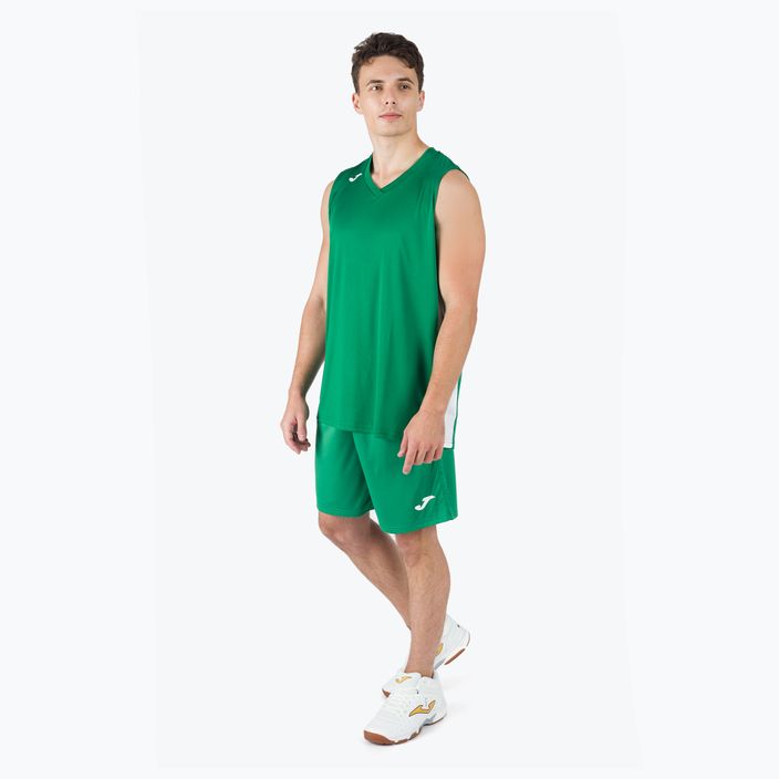 Basketbalový dres Joma Cancha III zelená/bílá 101573.452 5