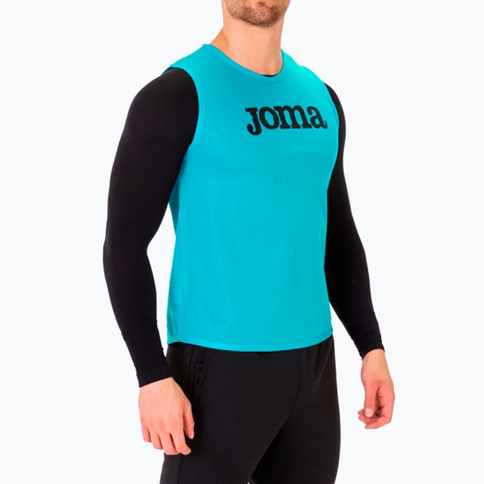 Fotbalový rozlišovací dres Joma Training Bib fluor turquoise 3