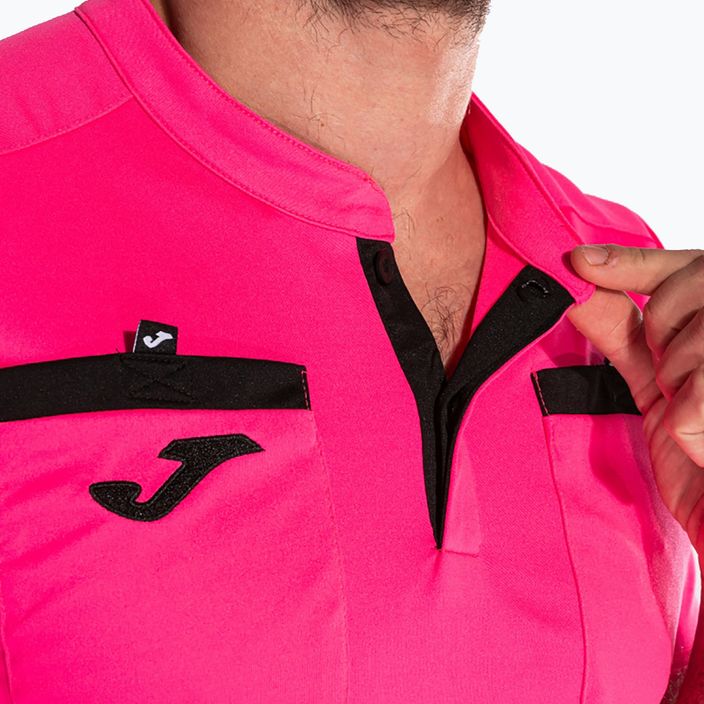 Pánské fotbalové tričko Joma Referee růžová 101299 4