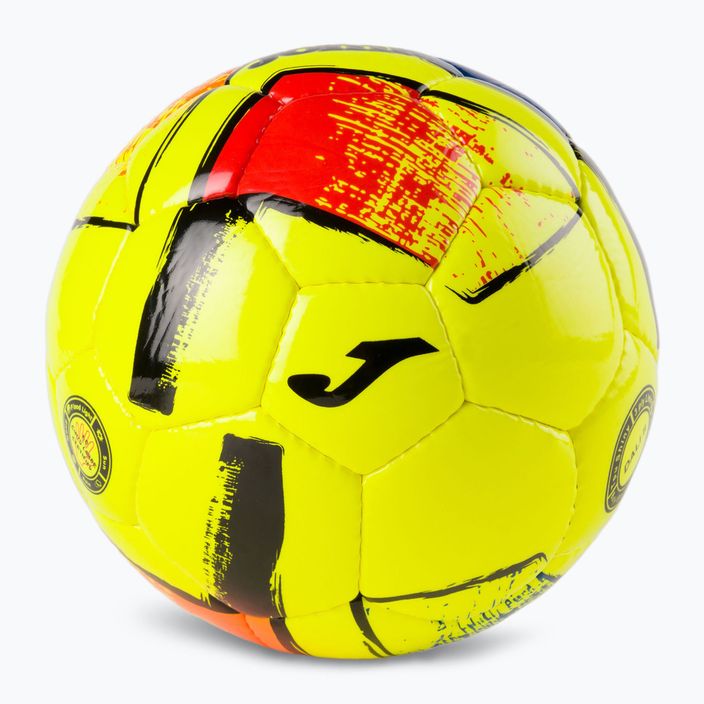 Joma Dali II fluor yellow fotbal velikost 5 3