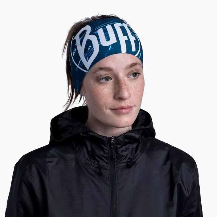 Čelenka BUFF Tech Fleece Headband Xcross tmavě modrá 126291.555.10.00 5