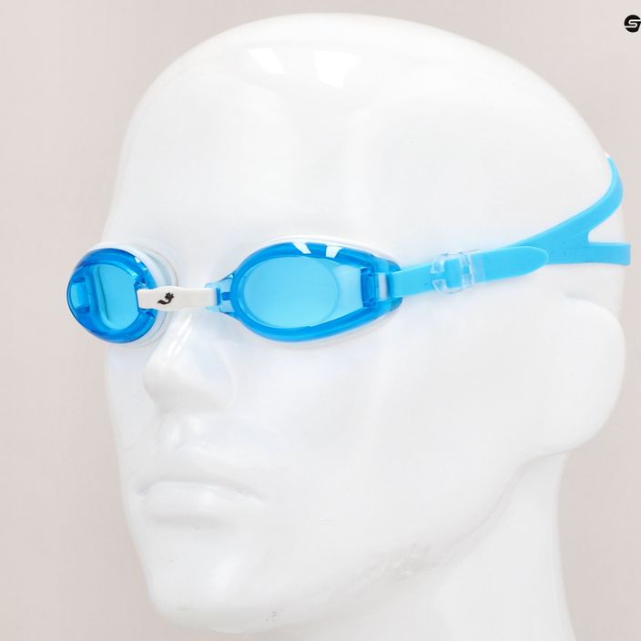 Dětské plavecké brýle Splash About Piranha Azure white and blue SOGJPA 7