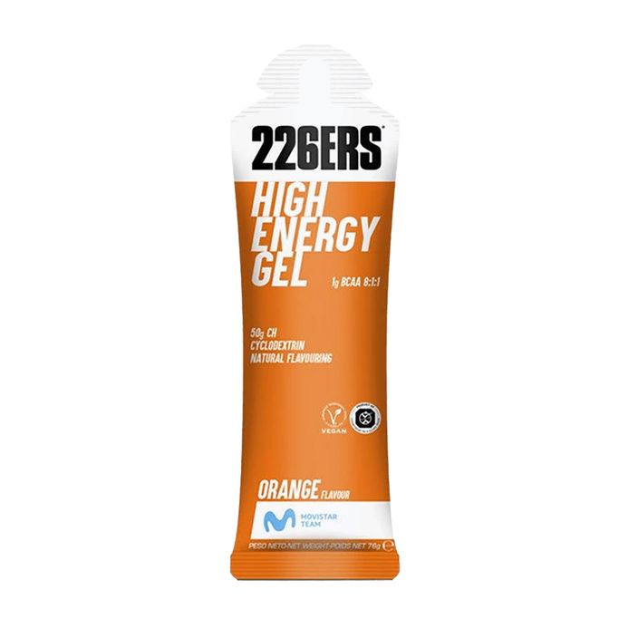 Energetický gel 226ERS High Energy Slaný  BCAA 76 g pomeranč 2