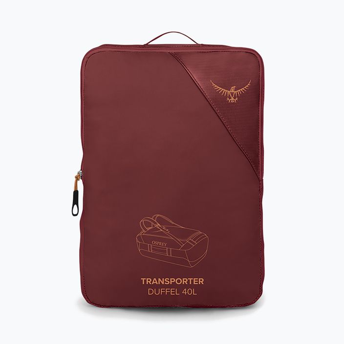 Cestovní taška Osprey Transporter 40 l červená horská
