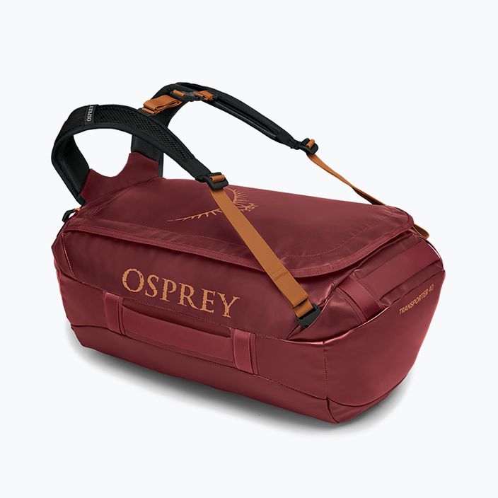 Cestovní taška Osprey Transporter 40 l červená horská 5