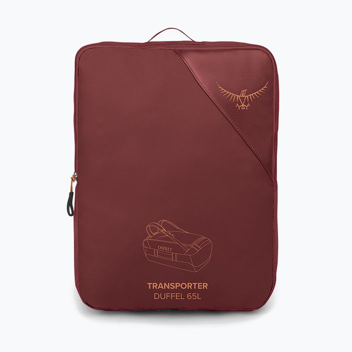 Cestovní taška Osprey Transporter 65 l červená horská