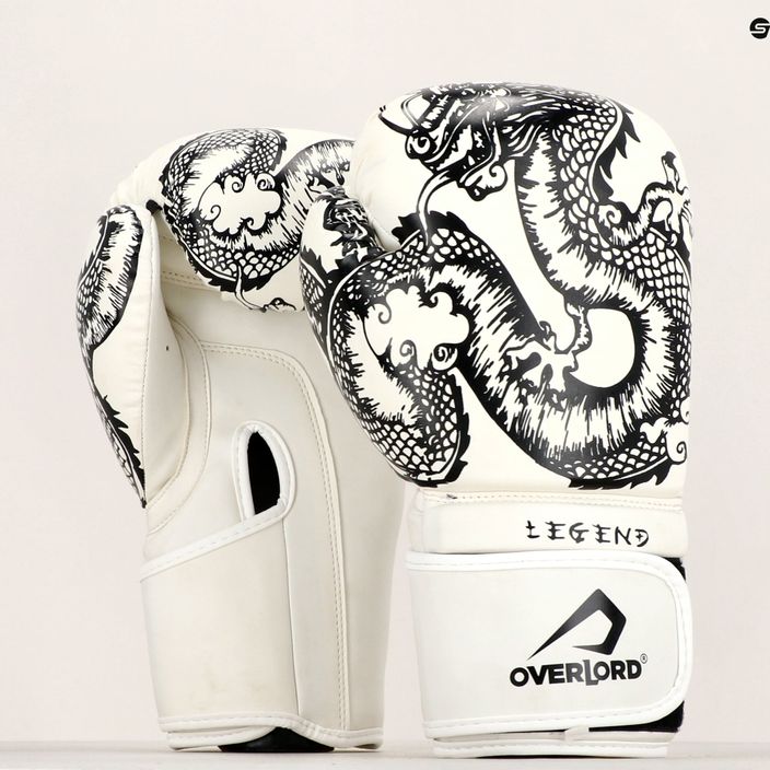 Boxerské rukavice Overlord Legend bílé 100001 8