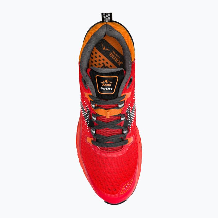 Pánské běžecké boty Joma Tk.Sima červeno-oranžové TKSIMW2206 6