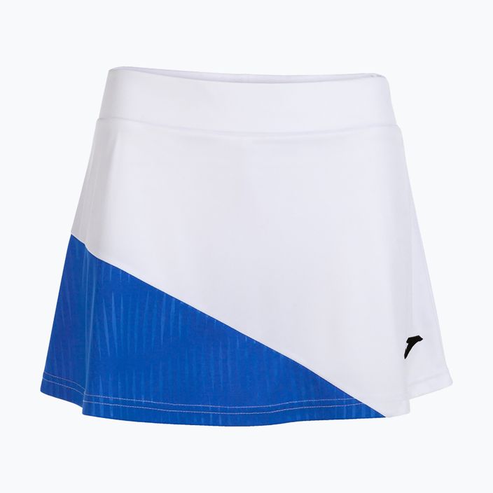 Tenisová sukně Joma Montreal white/royal blue