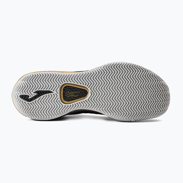 Pánská tenisová obuv Joma T.Point černo-zlatá TPOINS2371P 5