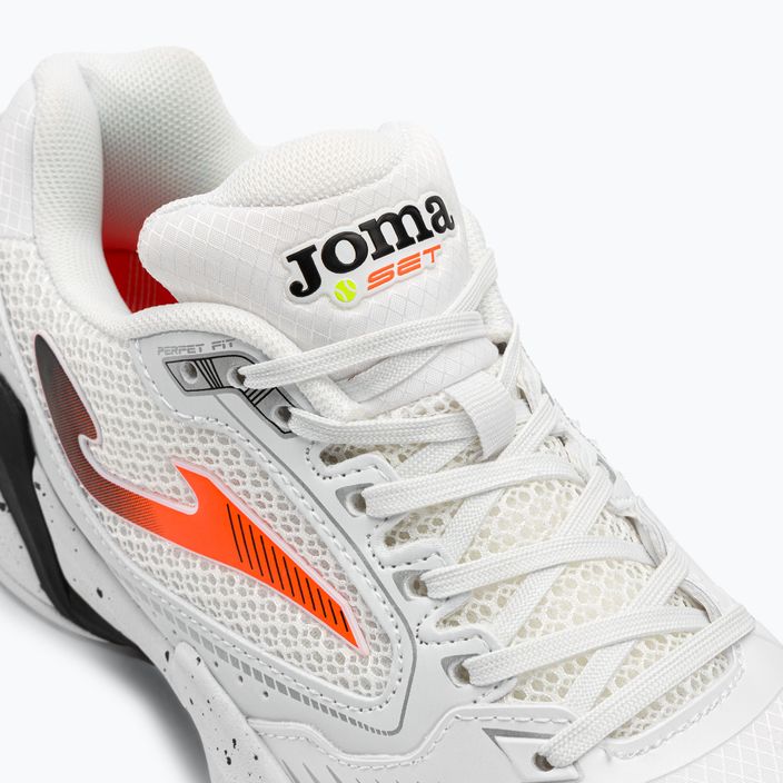 Pánská tenisová obuv Joma Set AC white/orange/black 8