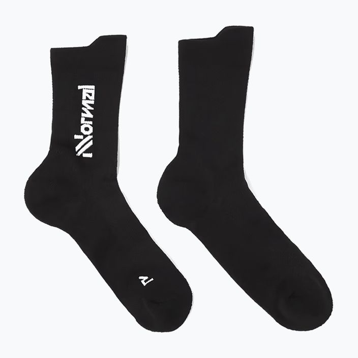 Běžecké ponožky NNormal Merino N2AMS01 black