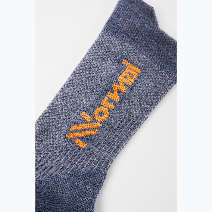 Běžecké ponožky NNormal Merino blue 2