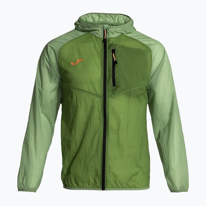 Pánská běžecká bunda   Joma R-Trail Nature Raincoat green 103498