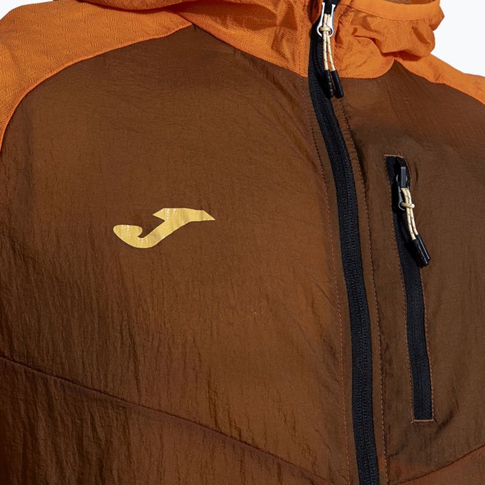 Pánská běžecká bunda   Joma R-Trail Nature Raincoat brown 3