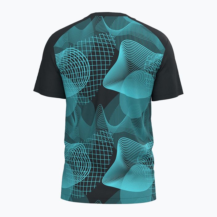 Pánské fotbalové tričko  Joma Challenge black/turquoise 2