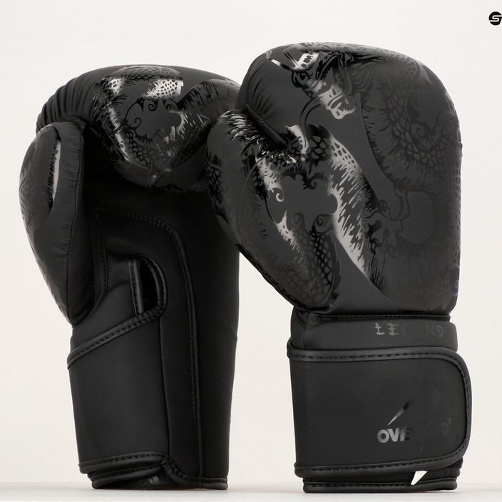 Boxerské rukavice Overlord Legend ze syntetické kůže černé 100001-BK/10OZ 11