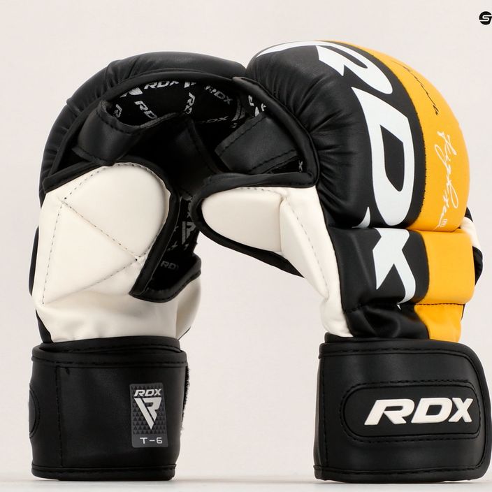 RDX Grapplingové rukavice REX T6 Plus žluté 10
