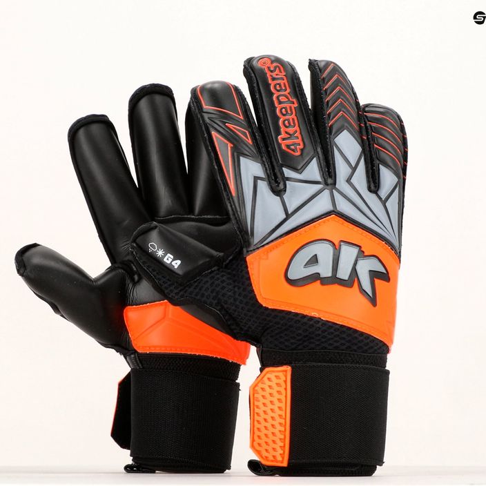 4Keepers Force V3.23 Rf brankářské rukavice černo-oranžové 5