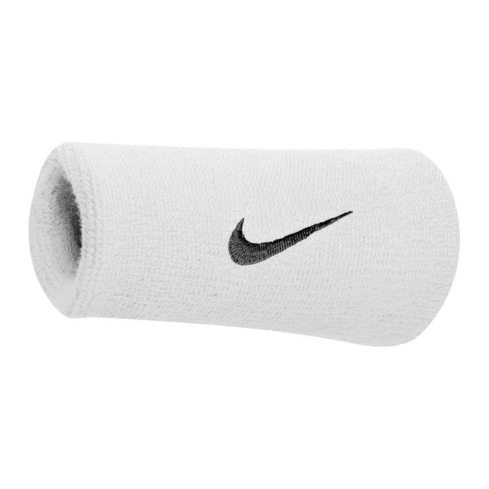 Náramky Nike Swoosh Doublewide Wristbands bílé NNN05-101 2