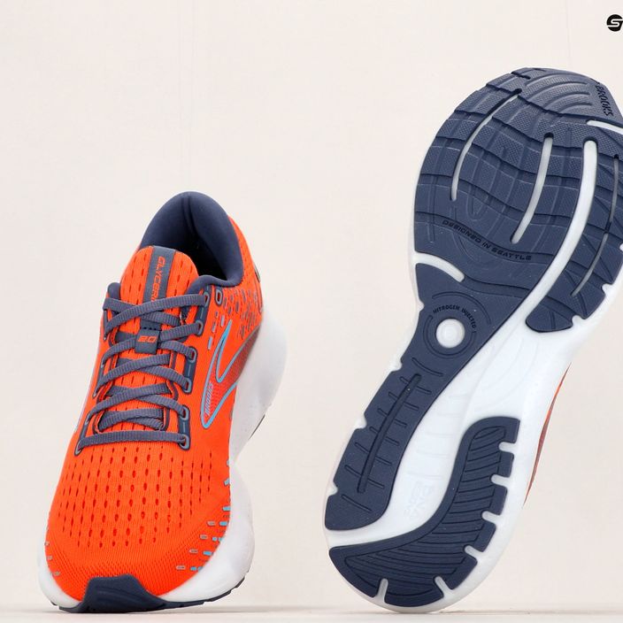 Pánské běžecké boty Brooks Glycerin 20 orange/crown blue/blue 12