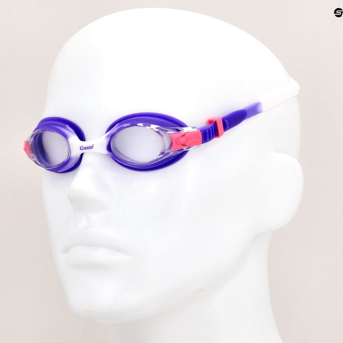 Dětské plavecké brýle Cressi Dolphin 2.0 fialovo-bílé USG010430 7