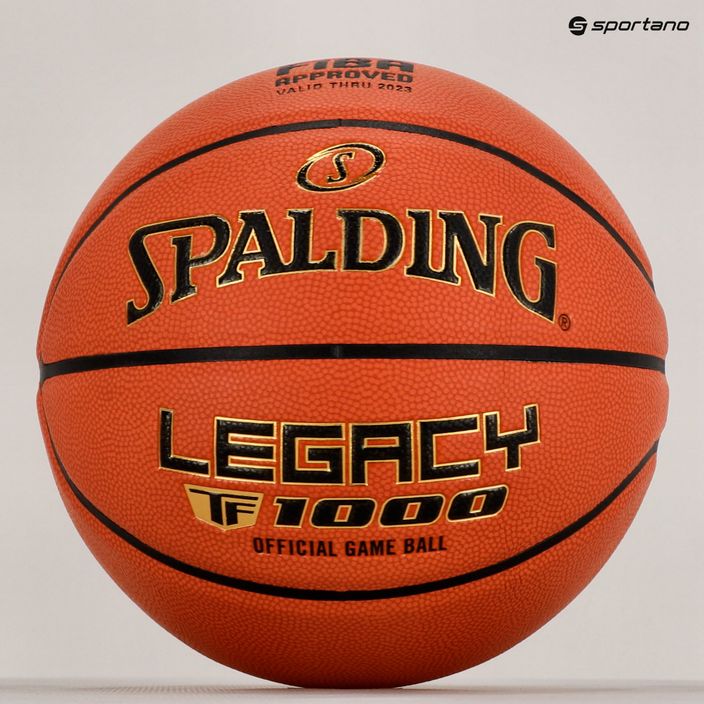 Spalding TF-1000 Legacy Logo FIBA basketbal oranžová 76963Z 5