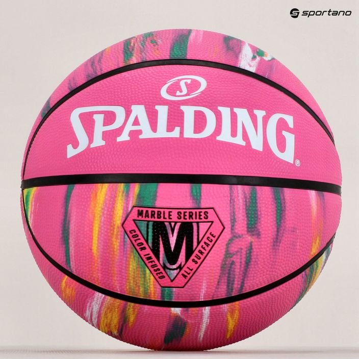 Basketbalový míč Spalding Marble 84402Z velikost 7 6