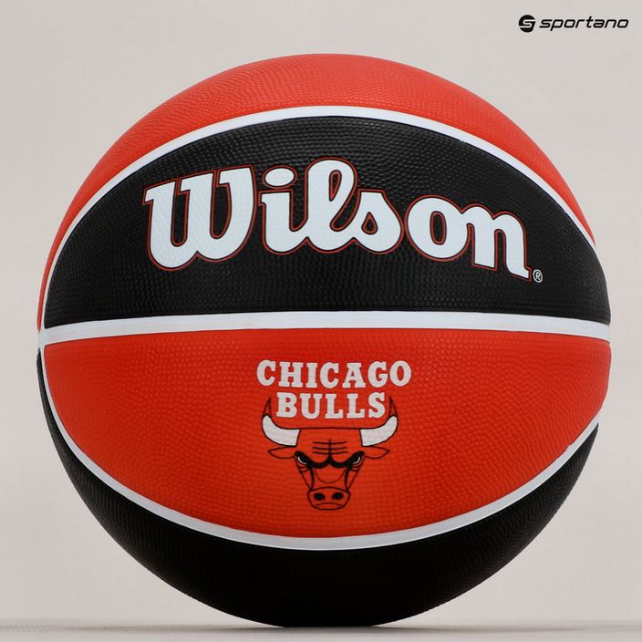 Wilson NBA Team Tribute Chicago Bulls Basketbalový míč červený WTB1300XBCHI 6