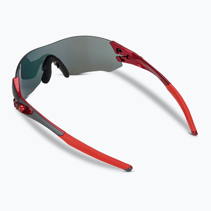 Cyklistické brýle Tifosi Tsali Clarion gunmetal red/clarion red/ac red/clear 3