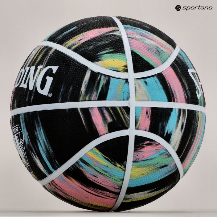 Spalding Marble basketbalový míč černý 84405Z 5