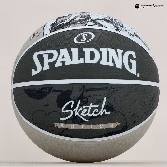 Spalding Sketch Jump basketbalový míč černý 84382Z 6
