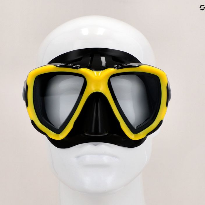 Šnorchlovací maska Mares Trygon černo-žlutá 411262 9